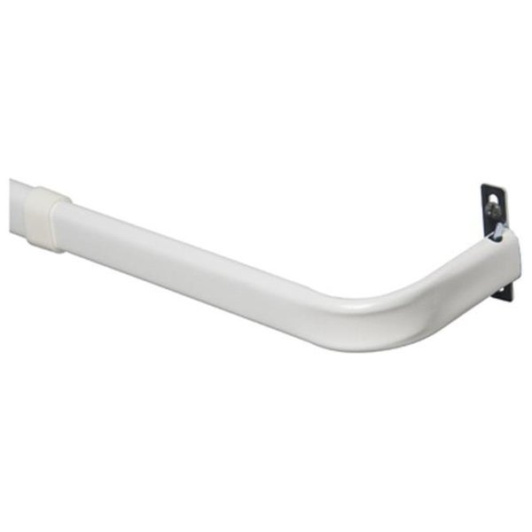 Kenney Mfg Co Kenney Mfg Co KN511 28-48 White Single Curtain Rod 208695